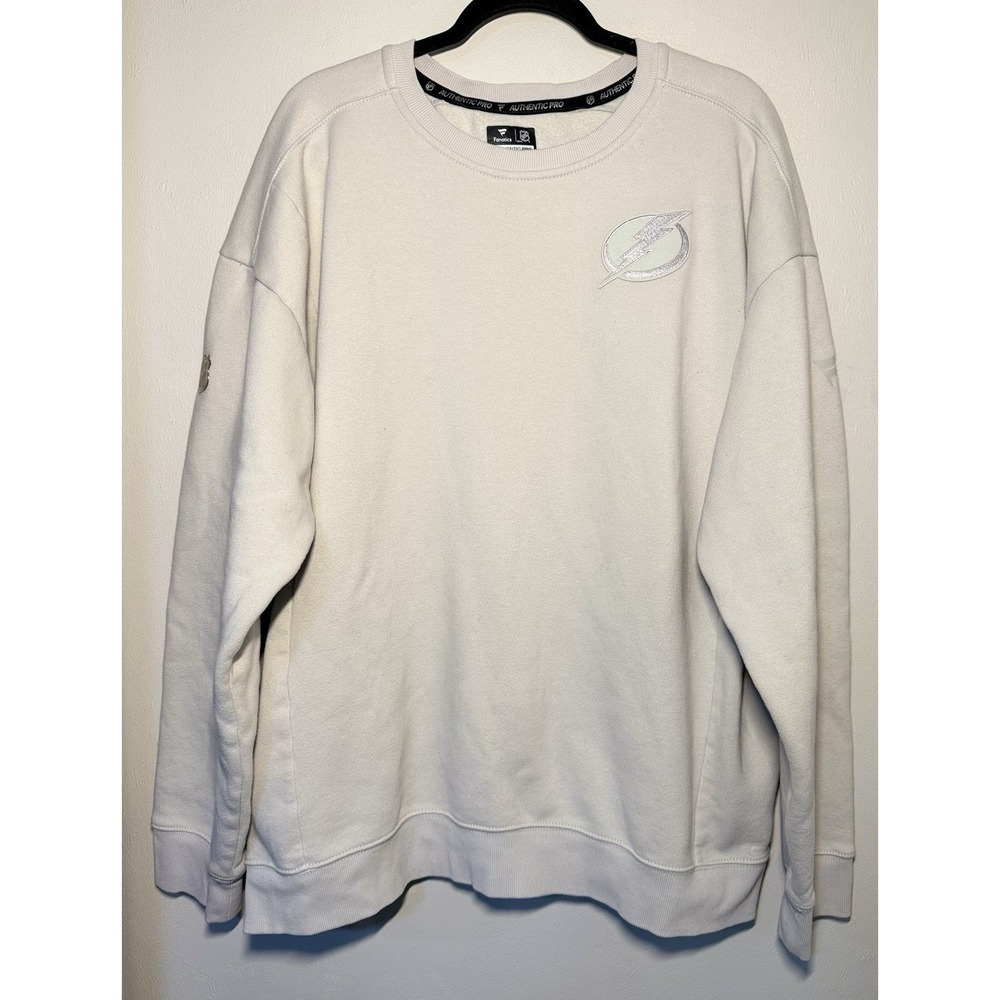 Tampa Bay lightning NHL Fanatics Authentic Pro Sweatshirt Size 2XL Pullover